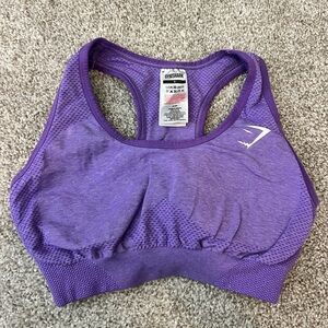 Gymshark Purple Sports Bra - Size S